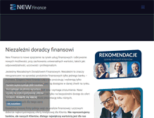 Tablet Screenshot of newfinance.com.pl